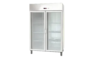 Szafa galwanizowana chłodnicza z drzwiami szklanymi 1400l GN 2/1 Asber ECP-G-1402 GD HC