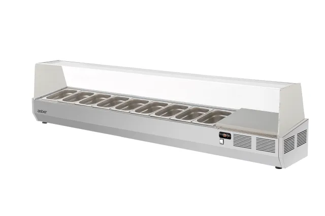 WITRYNA CHŁODNICZA DO PIZZY 8XGN1/4  ASBER GV-204