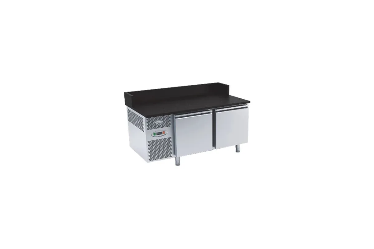 Stół chłodniczy do przygotowywania pizzy z blatem granitowym, Dora metal DM-94051 BG
