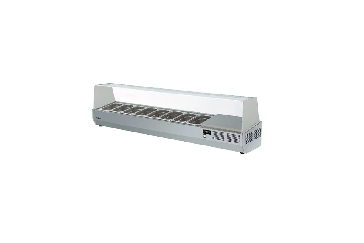 WITRYNA CHŁODNICZA DO PIZZY 8XGN1/4  ASBER GV-180