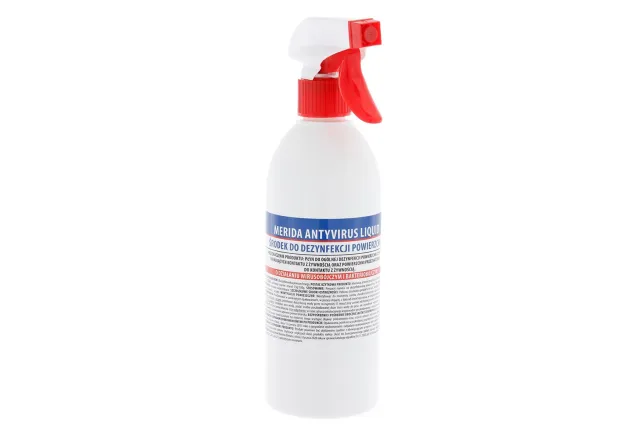 MERIDA ANTYVIRUS LIQUID środek do dezynfekcji powierzchni, butelka ze spryskiwaczem 500 ml Merida NAD002