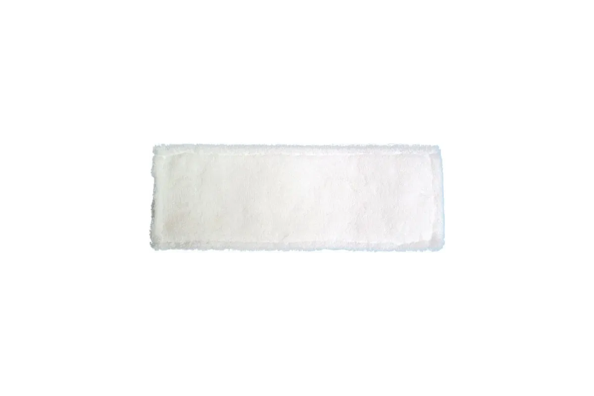 Mop płaski, 40 cm, z zakładkami, z mikrofazy, do stelaży ST022 lub HFF101