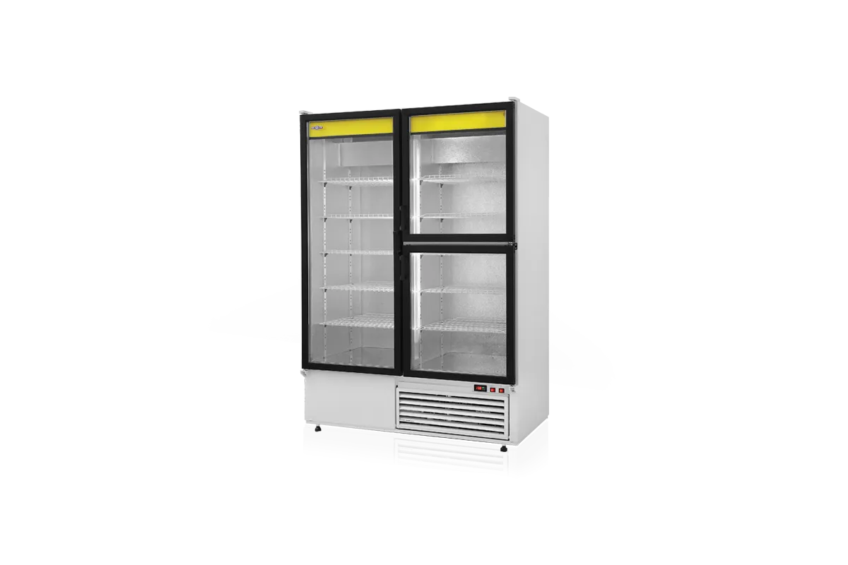 Szafa chłodnicza przeszklona lub dzielona, przeszklone drzwi, podwójna, typ standard 3 klasa klimatyczna, model SCH-S1600/3DS3K