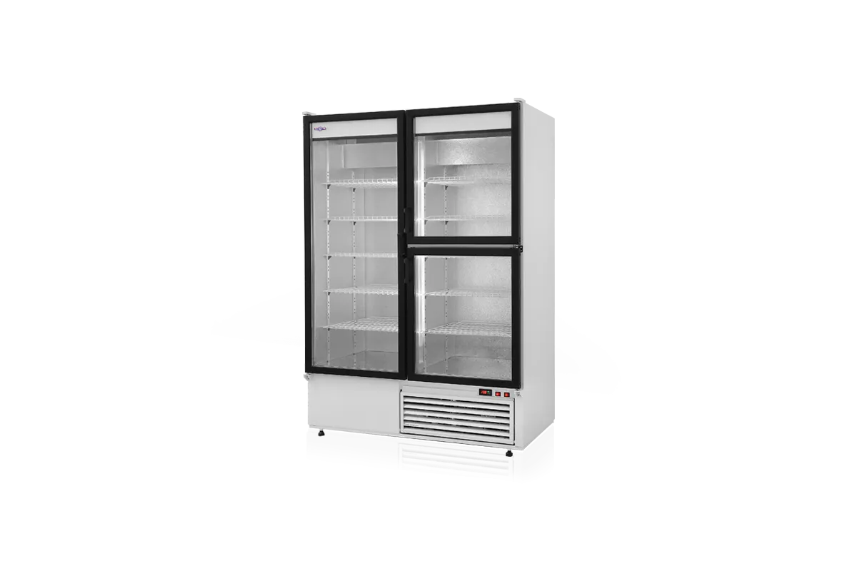 Szafa chłodnicza przeszklona lub dzielona, przeszklone drzwi, podwójna, typ standard 3 klasa klimatyczna, model SCH-S1600/3DS3K