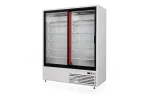 Szafa chłodnicza przeszklona, drzwi przesuwne, typ 4 klasa klimatyczna, model SCH-SR1200/AD4KL