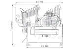 POLAUTOMATYCZNA KRAJALNICA do sera Ma-Ga A2-812T CE (TEFLON)