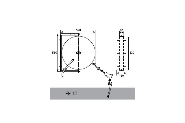 Wąż ze spryskiwaczem EDESA EF-10