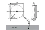 Wąż ze spryskiwaczem EDESA EF-10