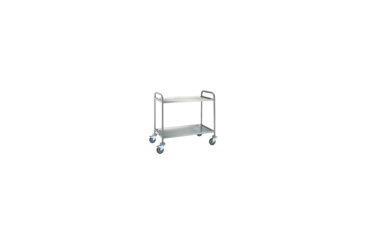 Wózek 2 półkowy ze stali nierdzewnej 900x600x975 mm EDENOX CE-852