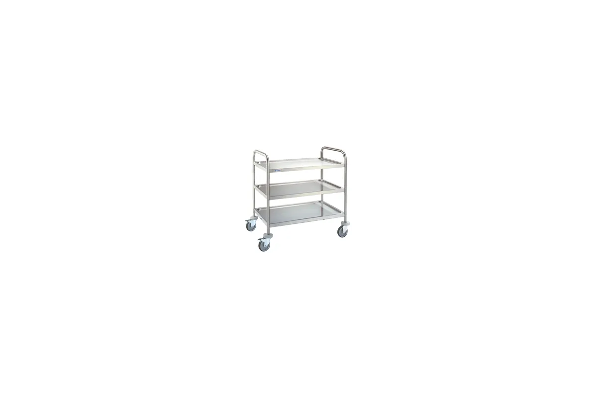 Wózek 3 półkowy ze stali nierdzewnej 900x600x975 mm  EDENOX CE-853