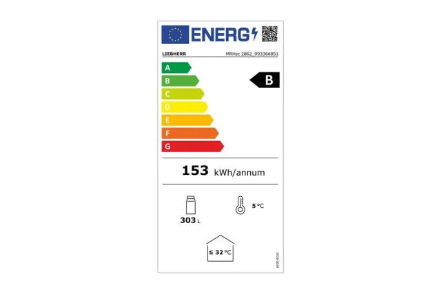 Chłodziarka skrzyniowa przeszklona 296 l 82,5x104,5x68cm Liebherr MRHsc 2862