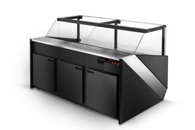 Lada chłodnicza, szyba prosta pionowa, chłodzenie dynamiczne, system osuszania szyb RAPA L-X/110/120