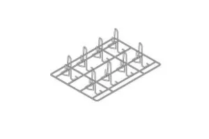 Ruszt Superspike do kurczaków i kaczek RATIONAL 1/2 GN 6035.1015