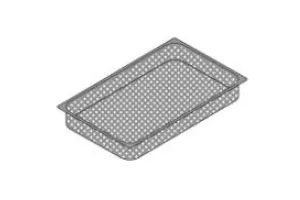 Pojemnik perforowany ze stali szlachetnej gł. 55 mm RATIONAL 1/1 GN 6015.1165