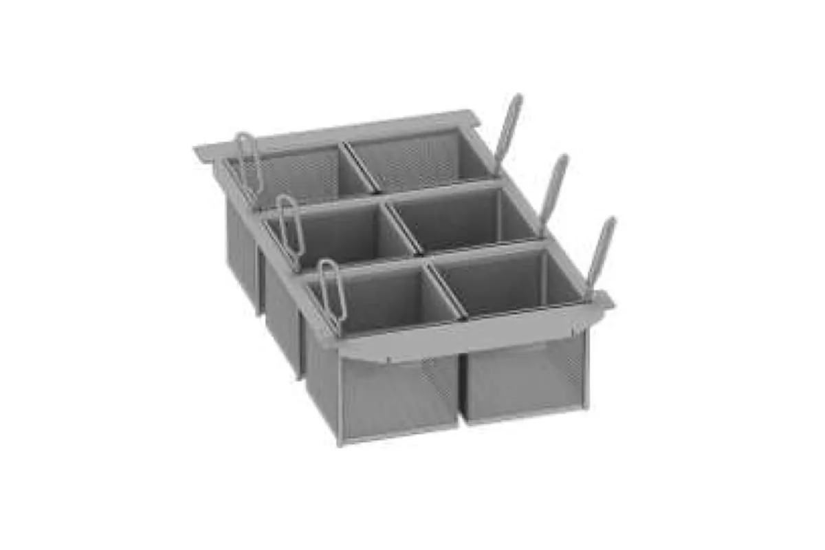 Zestaw 6 koszy porcjujących RATIONAL iVario 1/6 GN do frytowania
