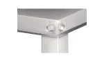 Regał magazynowy,półki pełne 1300x400x1800 skręcany Stalgast 981884130