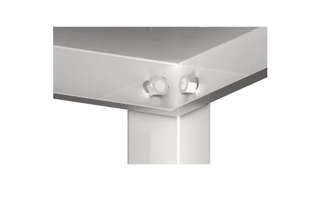 Regał magazynowy,półki pełne 1300x500x1800 skręcany Stalgast 981885130