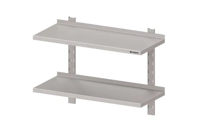 Półka wisząca, przestawna,podwójna 1000x400x660 mm Stalgast 981774100