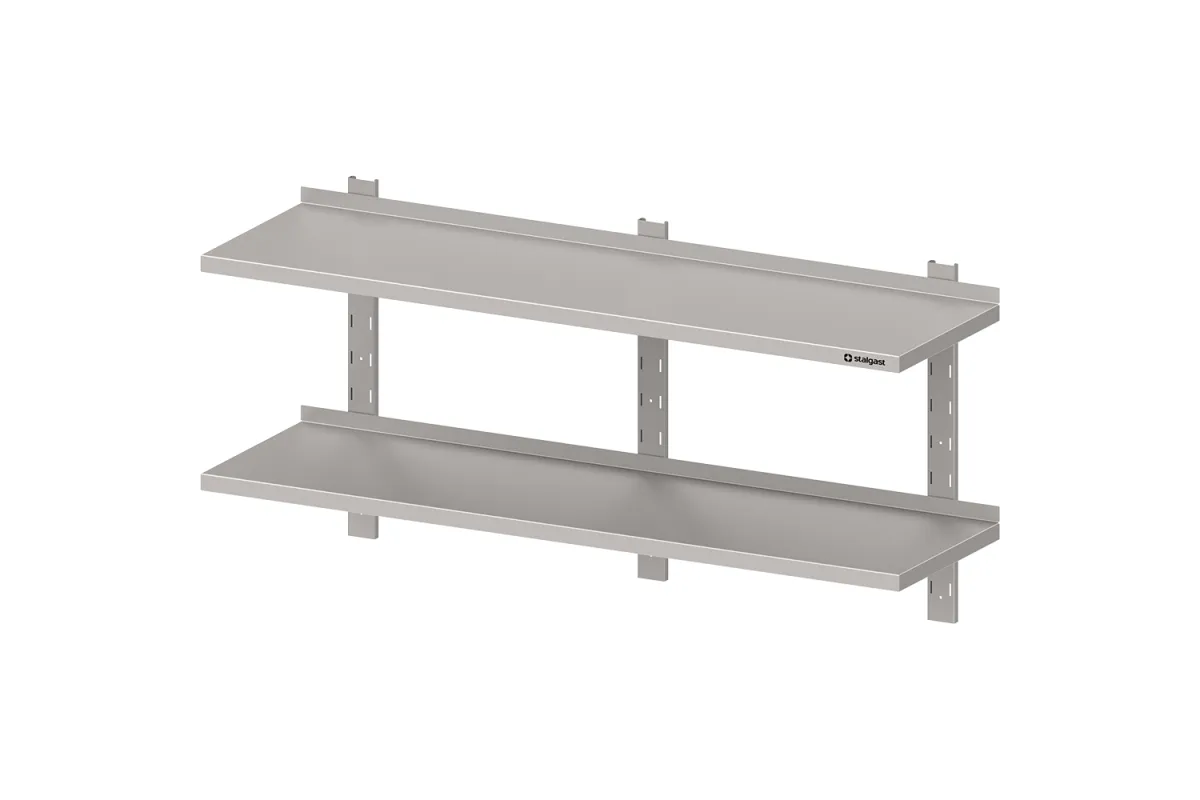 Półka wisząca, przestawna,podwójna 1600x400x660 mm Stalgast 981784160