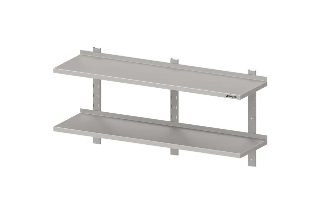Półka wisząca, przestawna,podwójna 1600x400x660 mm Stalgast 981784160
