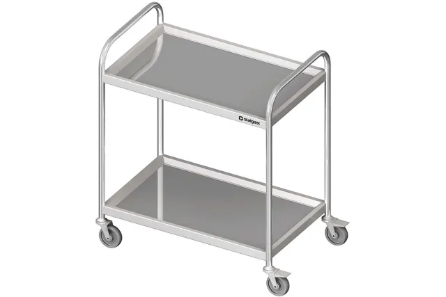 Wózek kelnerski dwupółkowy 900x600x950 mm Stalgast 982026090