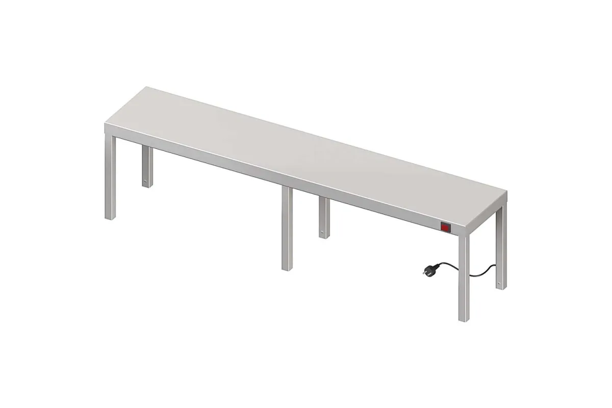 Nadstawka grzewcza na stół pojedyncza 1700x400x400 mm Stalgast 982214170