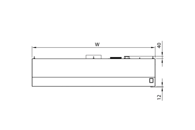 Okap przyścienny trapezowy ze stali nierdzewnej 2100x900x450 mm Stalgast model 207