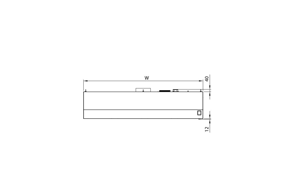 Okap przyścienny trapezowy ze stali nierdzewnej 1200x1100x450 mm Stalgast model 207