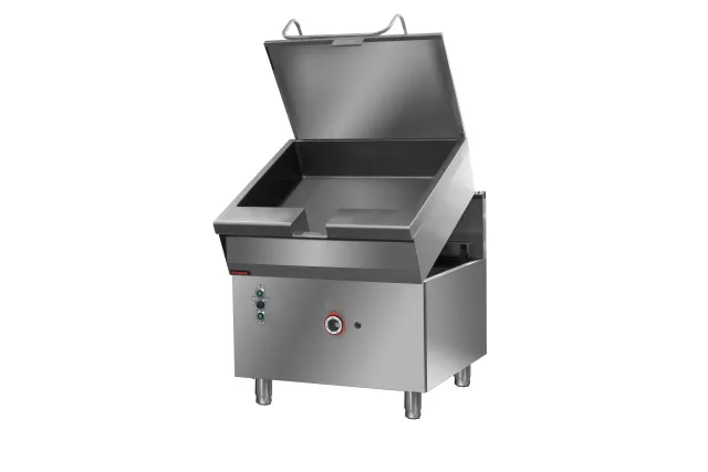 Patelnia gazowa (przechył automatyczny) 80l 18kW 900x900x900 Kromet 900.PTG-05Ex