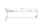 Okap centralny skrzyniowy ze stali nierdzewnej 1400x1500x450 mm Stalgast model 209