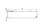 Okap centralny skrzyniowy ze stali nierdzewnej 1600x2200x450 mm Stalgast model 209