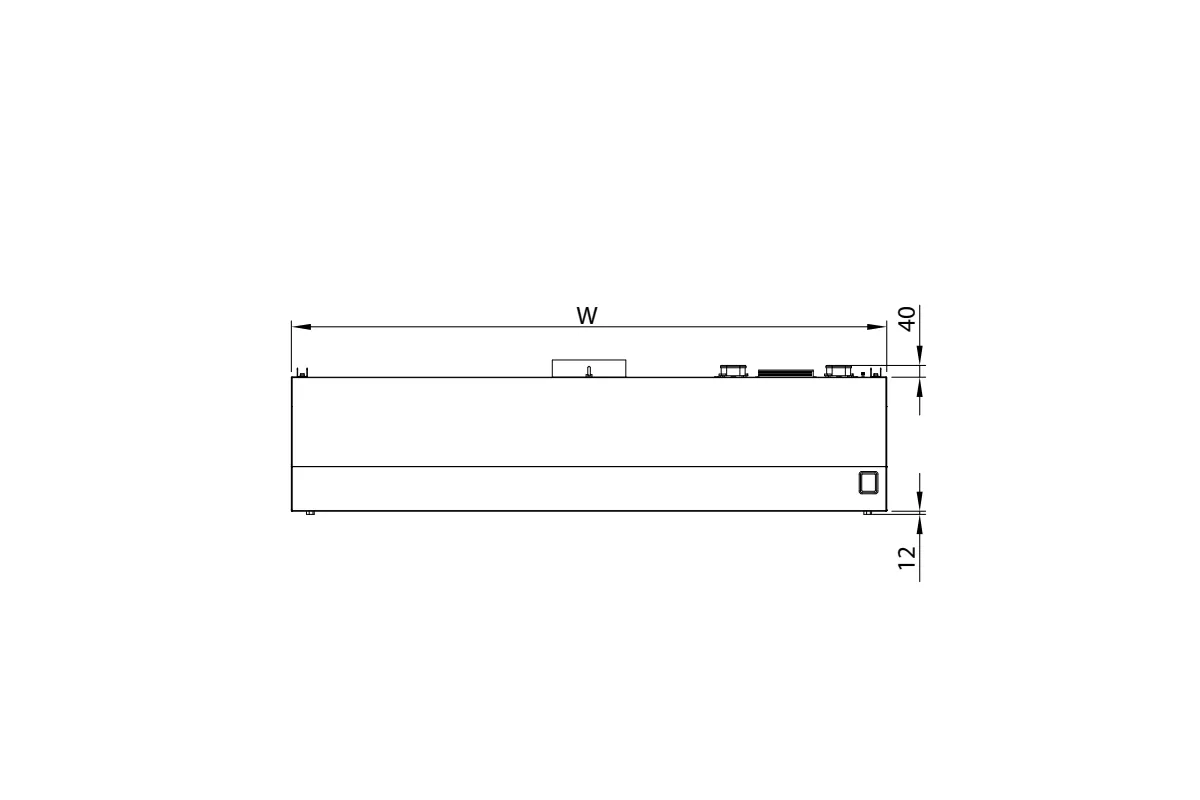Okap centralny trapezowy ze stali nierdzewnej 3600x2000x450 mm Stalgast model 210