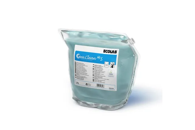 Oasis Clean 40 S 2L Ecolab 9064220 środek czyszczący do powierzchni i szkła odznaczony certyfikatem ekologicznym
