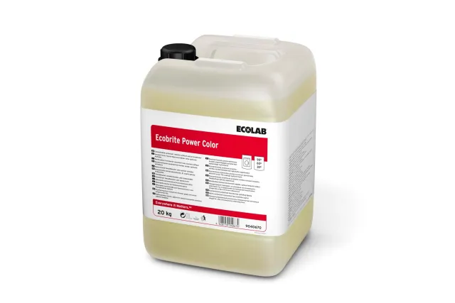 Ecobrite Power Color 20 kg Ecolab 9040670 środek wspomagający pranie z olejów mineralnych