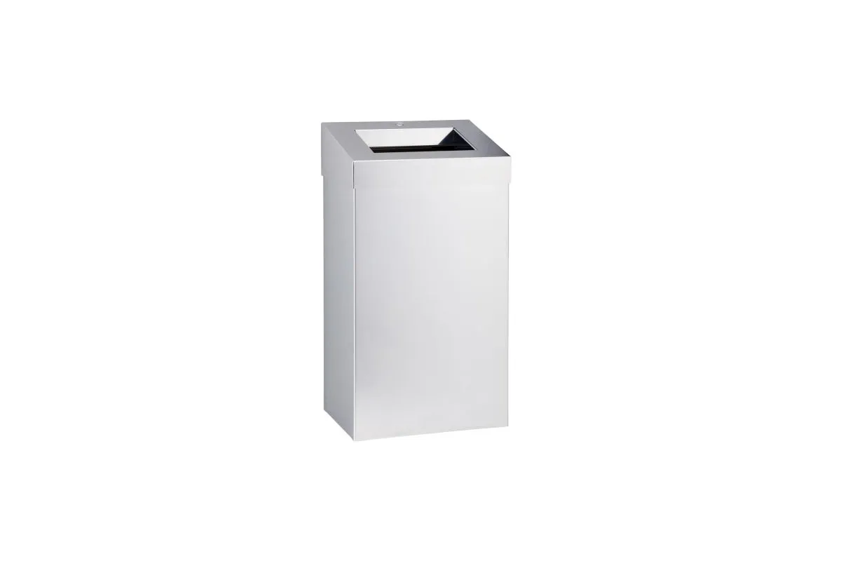 Kosz na odpady otwarty STELLA 45l stal polerowana Merida KSP108