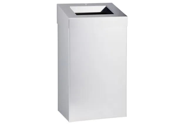 Kosz na odpady otwarty STELLA 45l stal polerowana Merida KSP108