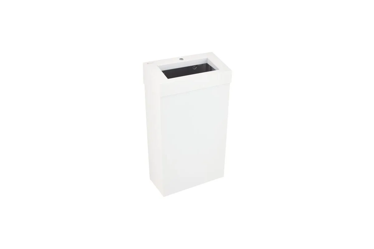 Kosz na odpady otwarty STELLA SLIM WHITElINE 27l biały Merida KSB107