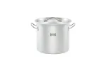 Garnek wysoki z pokrywką, stalowy, Ø 280 mm, V 15.4 l Gredil 011285