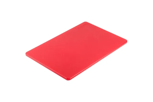 Deska do krojenia, czerwona, HACCP, 450x300 mm Stalgast 341451