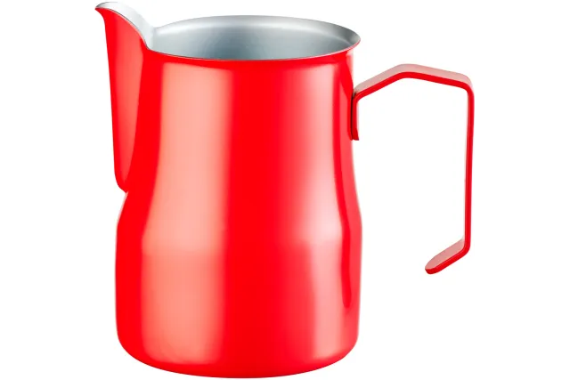 Dzbanek do spieniania mleka, czerwony, V 0,45 l Stalgast 376046