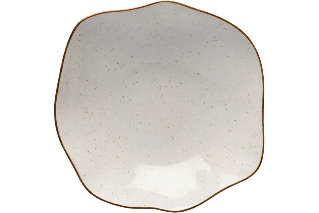 Talerz głęboki, kolor beżowy, Stone Age, Ø 230 mm Lubiana 390061