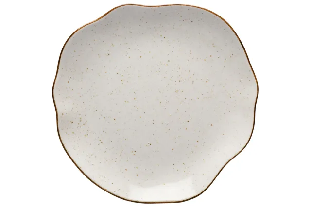 Talerz płytki, kolor beżowy, Stone Age, Ø 280 mm Lubiana 390063