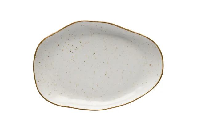 Talerz płytki, kolor beżowy, Stone Age, Ø 210 mm Lubiana 390064