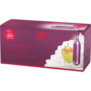 Naboje do syfonu do bitej śmietany, iSi, Professional, 24 szt iSi 500016