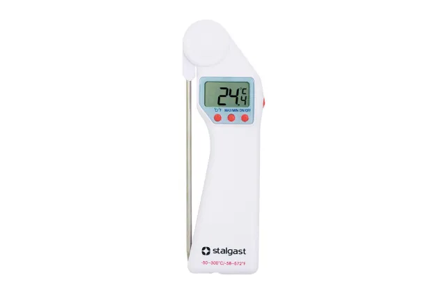 Termometr elektroniczny z ruchomą głowicą, zakres od -50°C do +300 °C Stalgast 620011