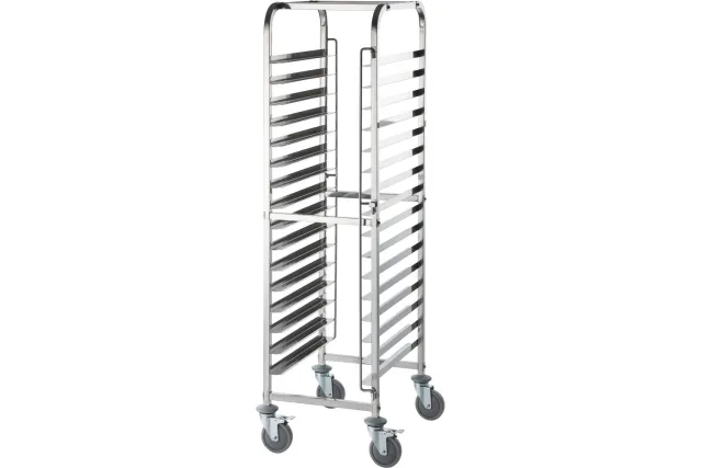 Wózek transportowy ze stali nierdzewnej, 16x 400x600 mm Stalgast 662461