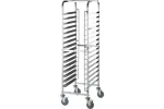 Wózek transportowy ze stali nierdzewnej, 16x 400x600 mm Stalgast 662461