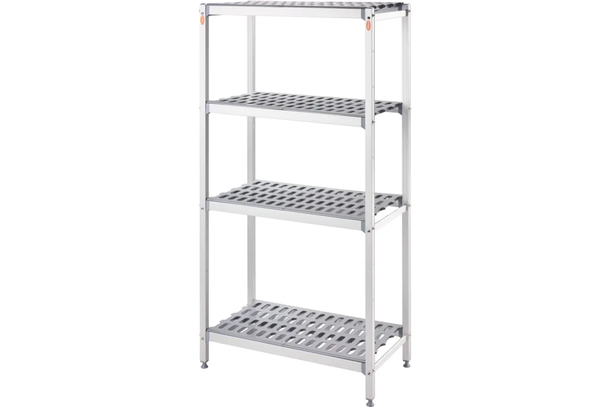Regał magazynowy aluminiowy, 900x560x1680 mm Stalgast 686092