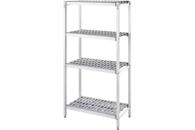 Regał magazynowy aluminiowy, 1510x460x1680 mm Stalgast 686151