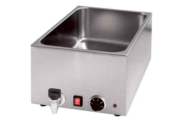 Bemar nastawny z kranem do pojemników GN 1/1 i H 150 mm, P 1.2 kW,U 230 V Stalgast 741156